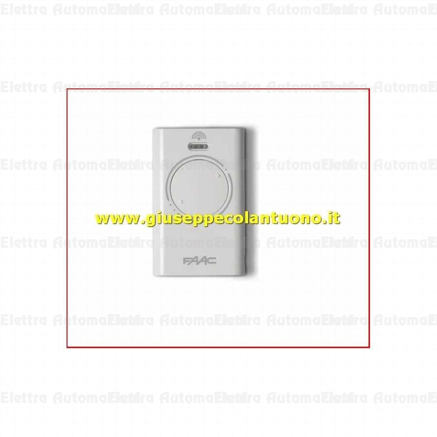 (Neuf) Télécommande faac Fréquence MHZ 433,92 Blanc Rolling Code Master Slh